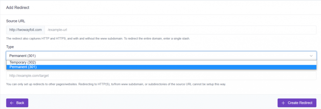 DNS nameserver and related setup: redirection