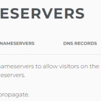 nameservers setup